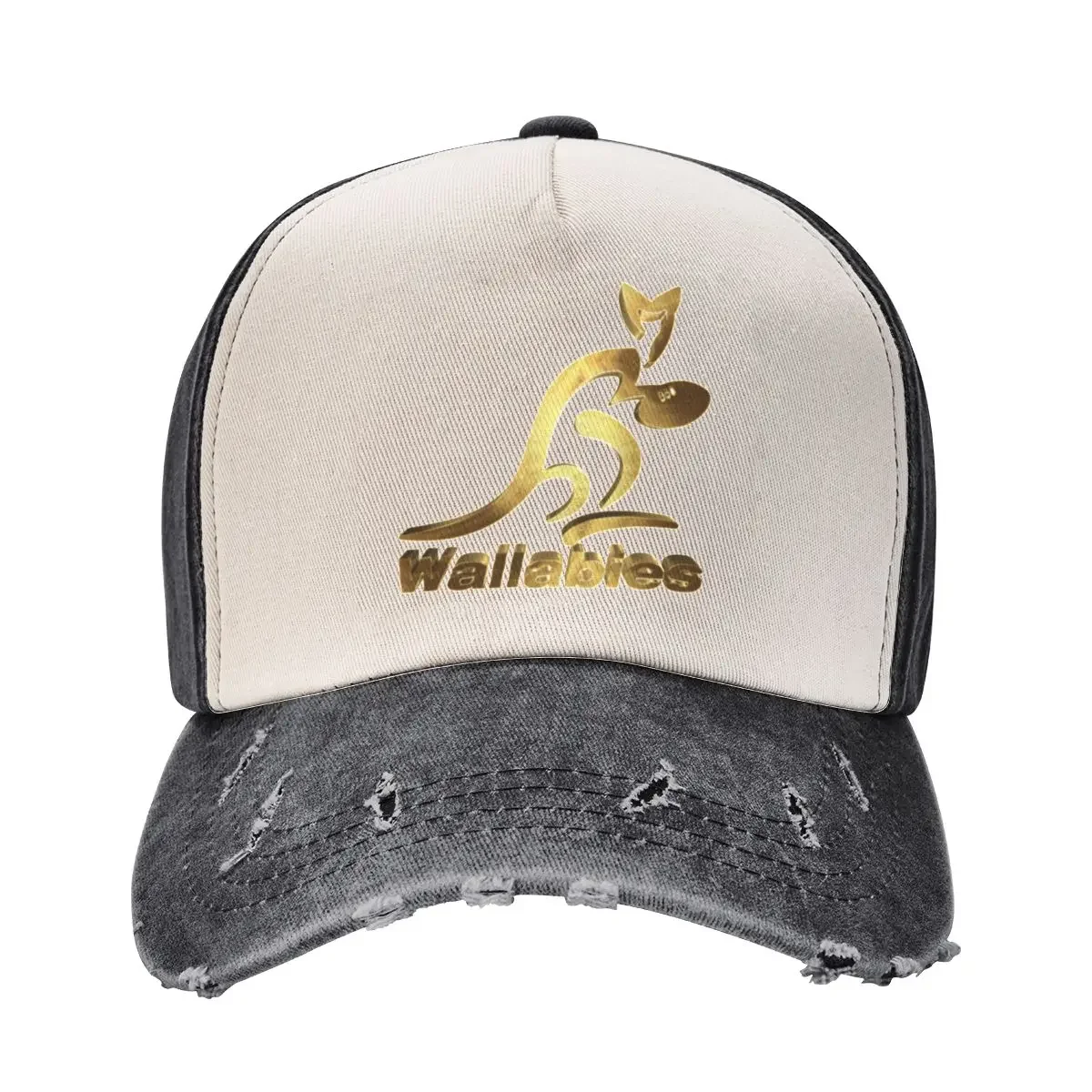 

Australia Rugby Wallabies Gold Baseball Cap Custom Cap Snap Back Hat fun hats luxury woman cap Women's 2025 Men's