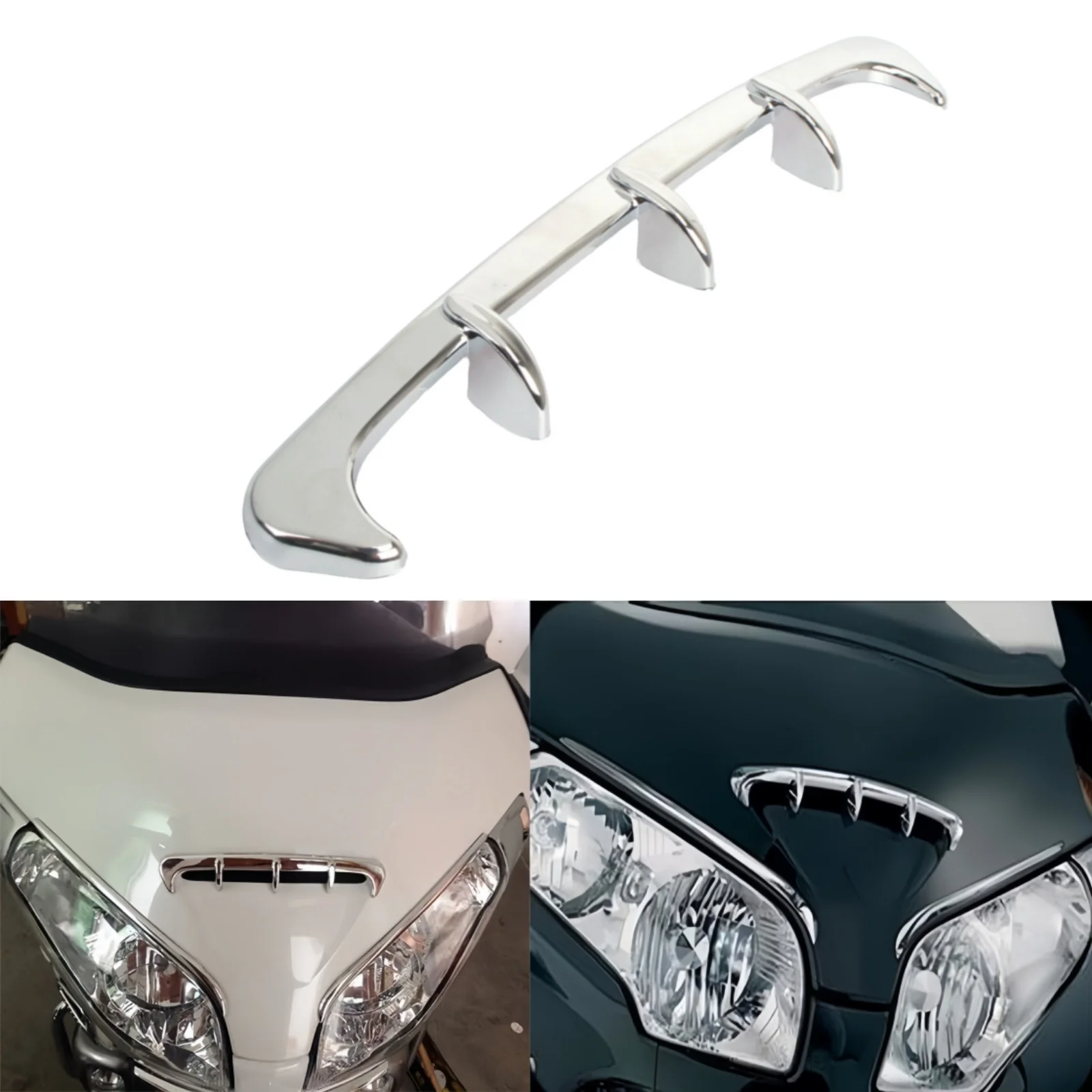 دراجة نارية هدية مغرفة منحرف الهواء ل Goldwing GL1800 2001-2011 ABS تعديل أجزاء الجانب تدفق الهواء زخارف اللوحات