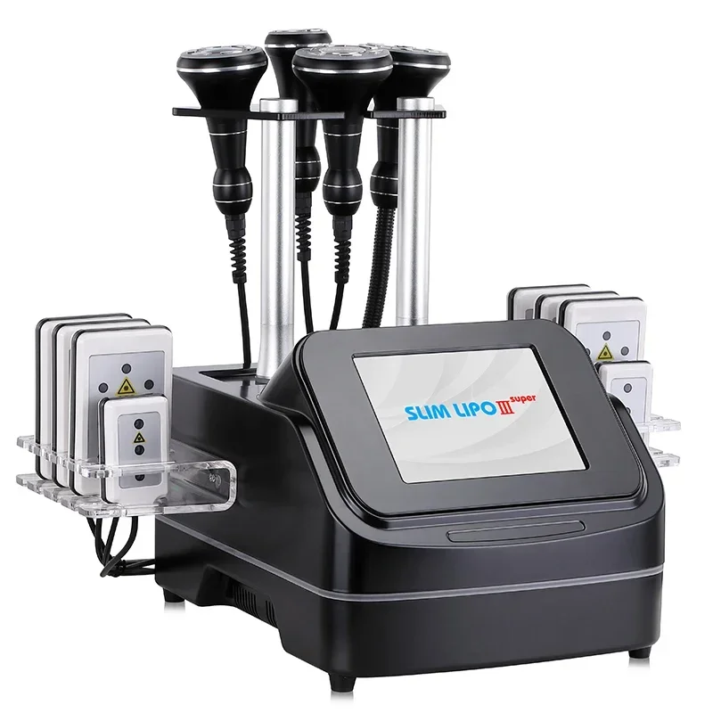

Portable Multifunctional Body 650nm 160nw Cavitation Machine 12lipo Body 5 in 1 40k Ultrasonic Cavitation Vacuum