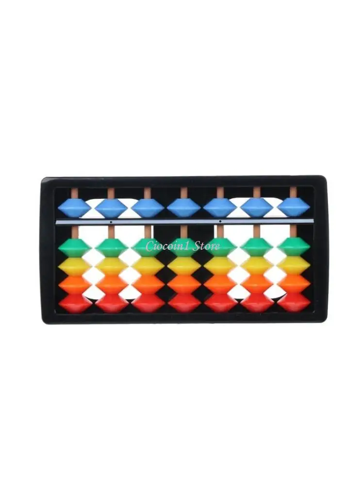 Y1UB Apprendimento Insegnamento 7 colonne Soroban Apprendimento della matematica Oggetti scena per centri attività Set