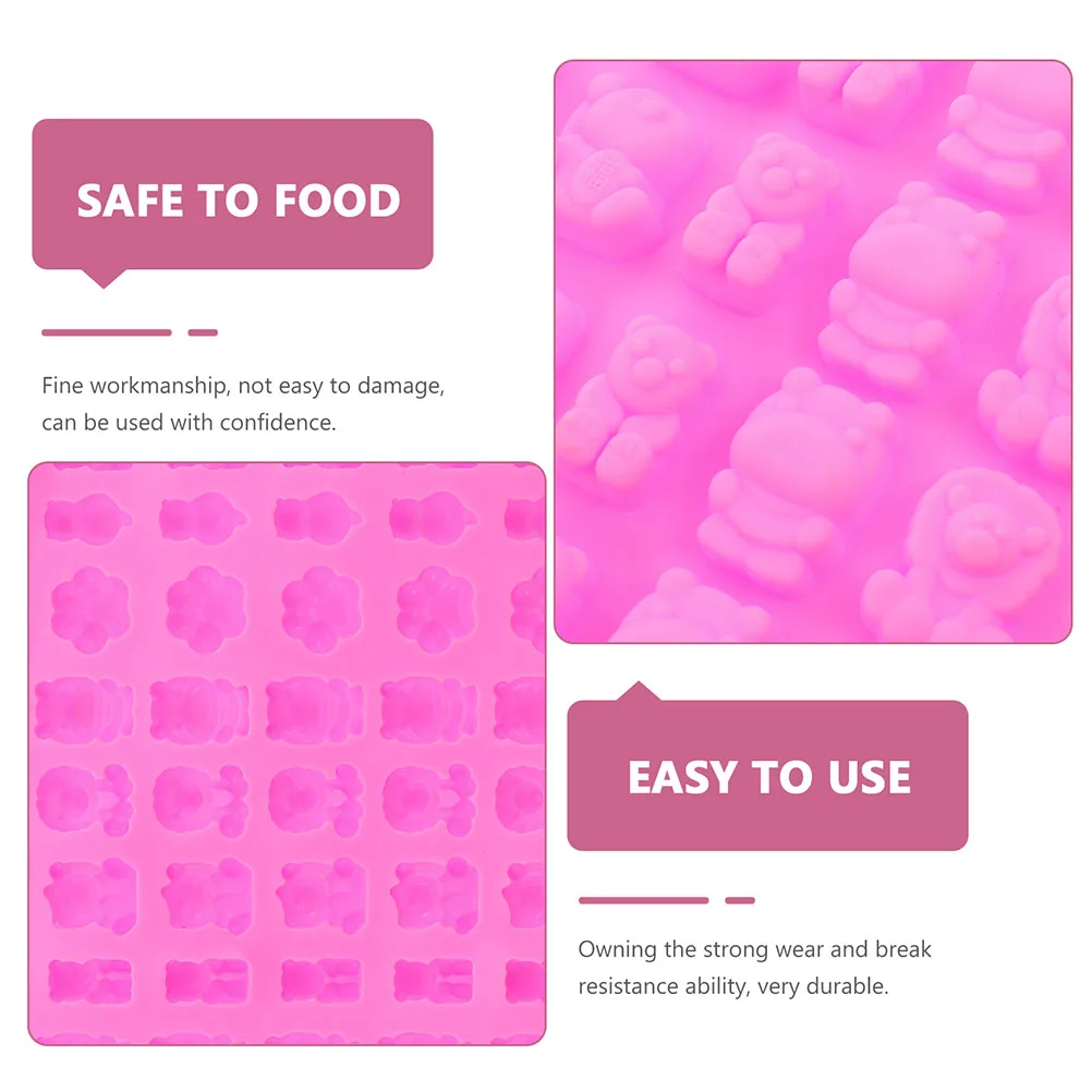

1 шт. силиконовые формы для выпечки животных Diy конфеты Gummy Maker многоразовые антипригарные формы для десертов для вечеринок мини