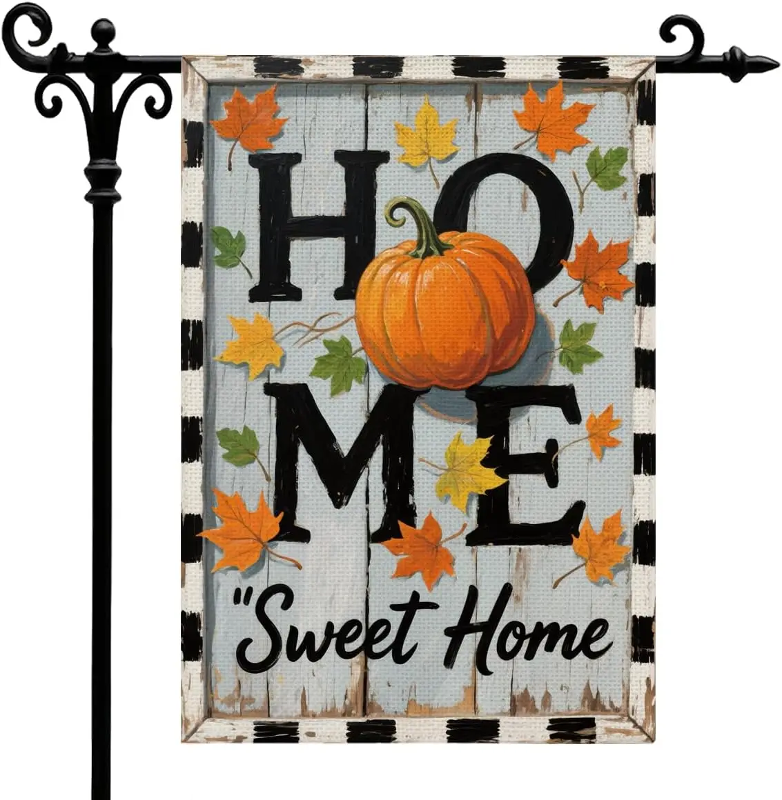 Fall Pumpkin Thanksgiving Garden Flag, Thanksgiving Home Sweet Home Garden Flag For Outside, Double Sided Seasonal Farmhouse yyi
