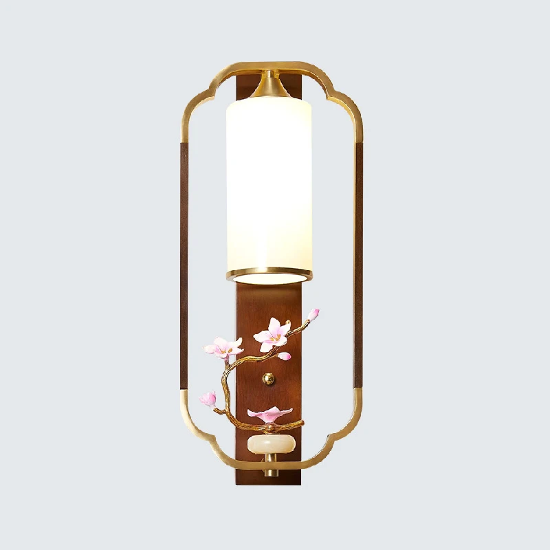 

Modern Chinese Zen-Inspired LED Wall Lights Lucky Deer Design for Living Room Hotel Lobby Bedroom Staircase Decor Bedside Lamps