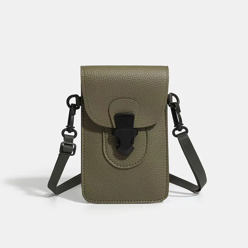 Стильная новая поясная сумка из искусственной кожи, простая и модная, унисекс, запираемая портативная сумка через плечо, многофункциональная сумка через плечо