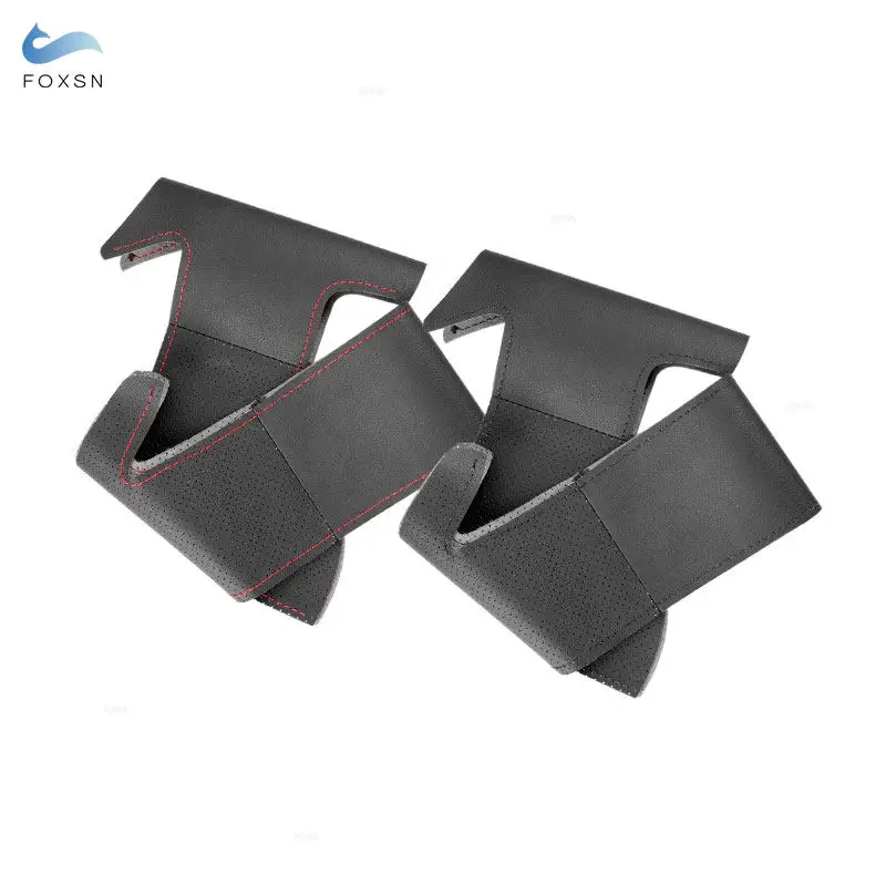 Car Steering Wheel Cover Trim For Toyota Corolla 2006-2010 Matrix 2009 Auris 2007-2009 Soft Microfiber Perforated Leather Decor
