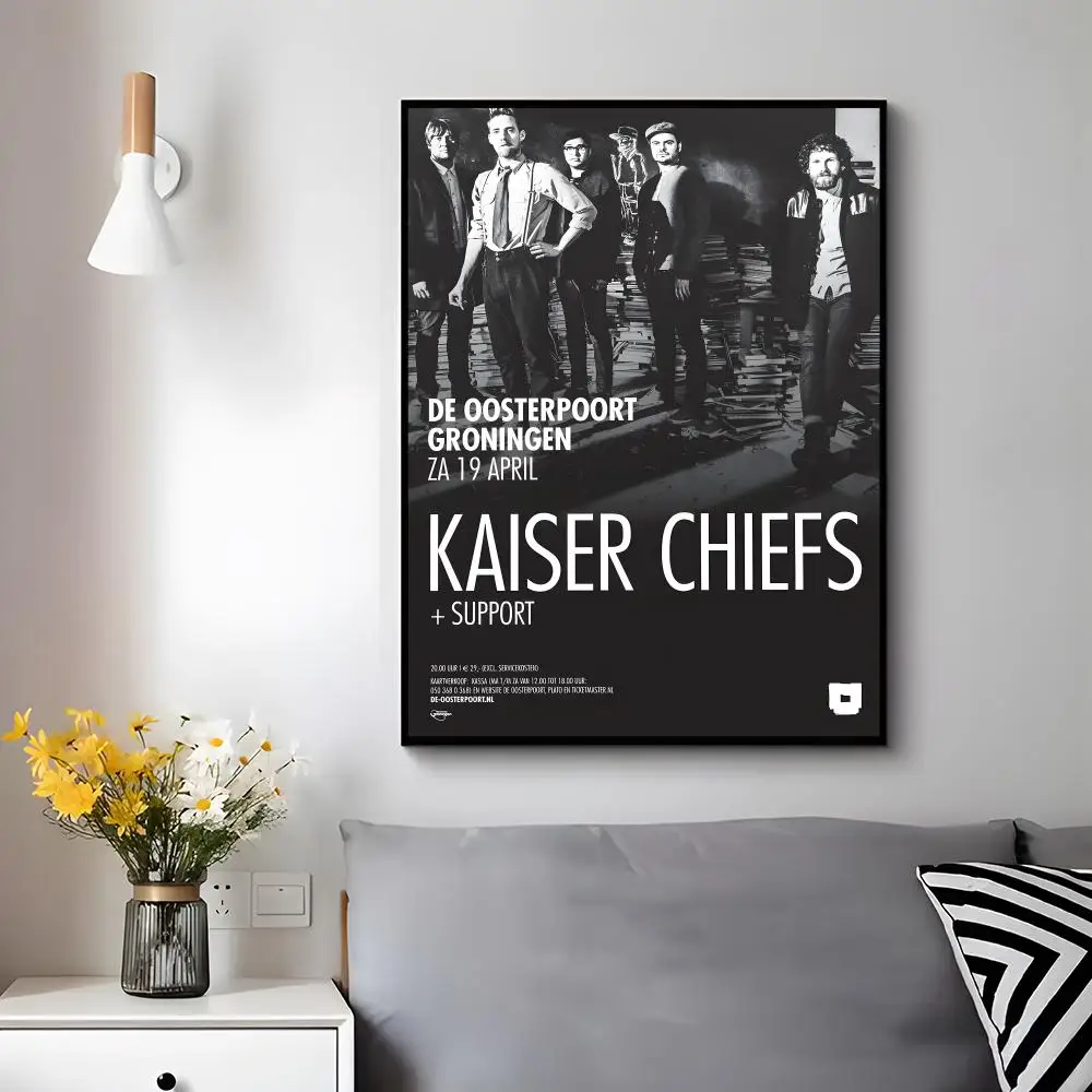 Indie Rock Band K-kaiser Chiefs Poster Trendy Aesthetic Wall Decor for Dorm & Bedroom