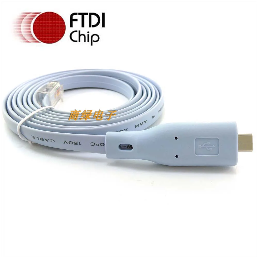 

6FT Type-C Network Routers Type C USB 3.1 RJ45 Rs232 Serial Console Cable For Cisco/Huawei Console Rollover Router