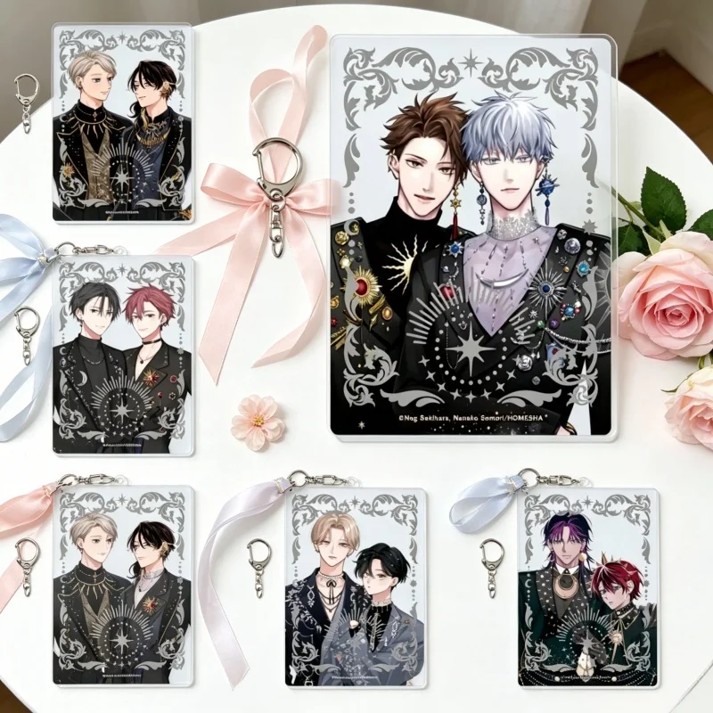 Bloom & Melokiss Exhibition 2026! Acrylic Keychain Bag Pendant ' PUNKS△TRIANGLE' Double-Sided Printed 6cm Gifts Friends Souvenir