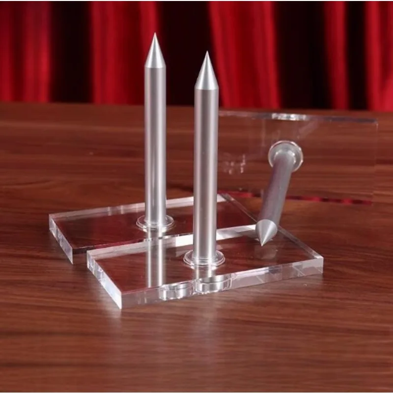 

The Nail Game(Transparent) 6 Nails Set Magic Tricks Crush Paper Bag Magia Close Up Illusions Mentalism 100% Safe Nail Roulette