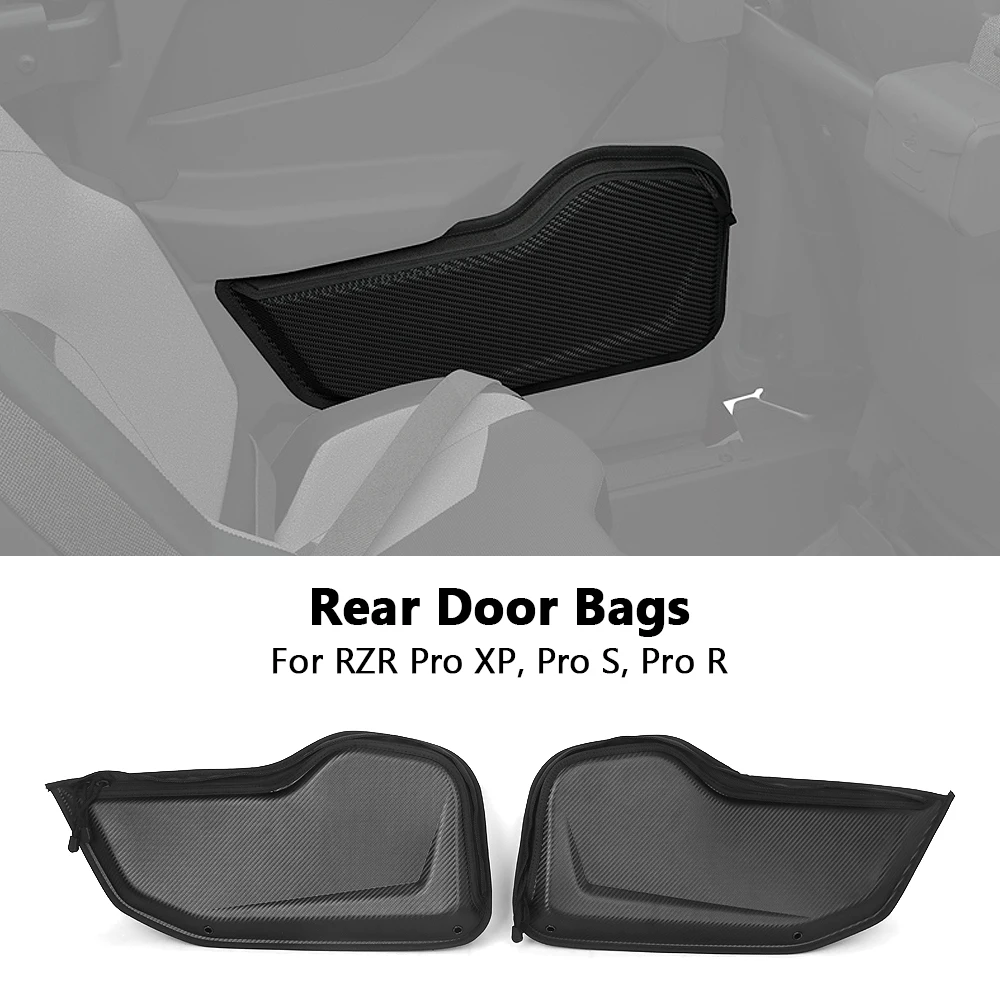 

PRO XP 6 Quart Rear Door Storage Bags UTV Accessories For Polaris RZR PRO XP 4 Pro S PRO S 2025 Tool Bags