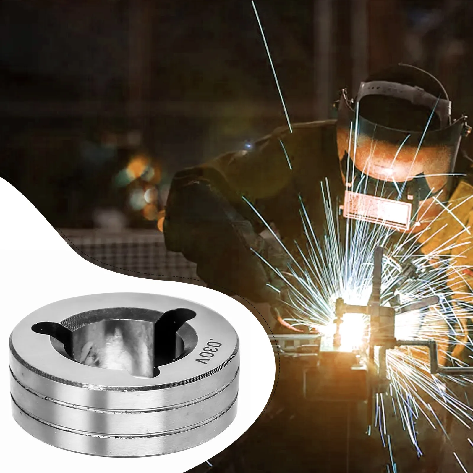 MIG Welder Drive Rollers V Groove Knurled Wire Feeder Replacement for Miller and Other Standard MIG Welders 030 035 045 Sizes