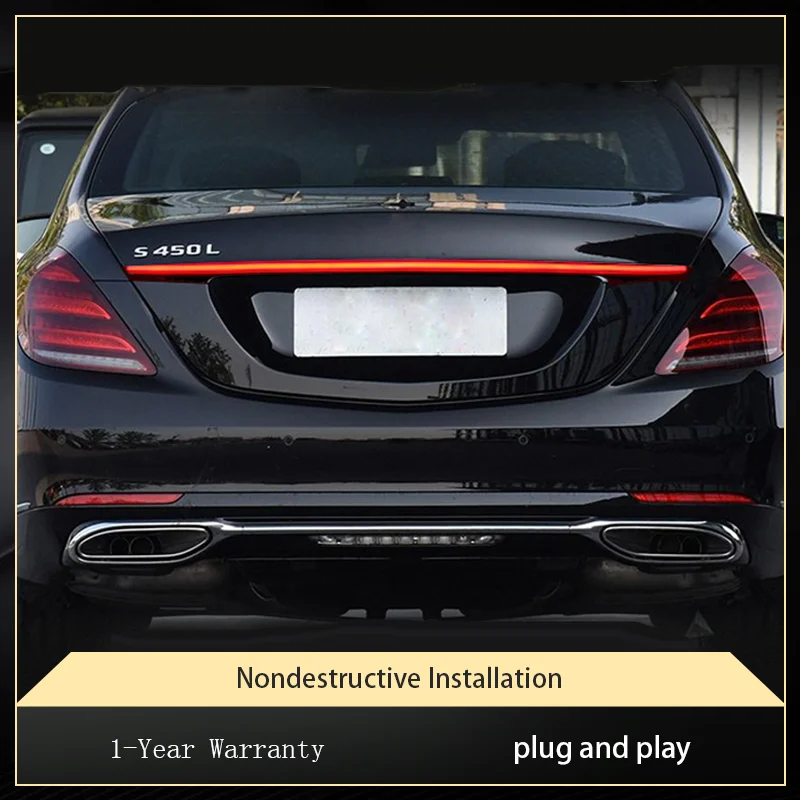 

Автомобильные фары для Benz S300, S320, S350, S400, 2014, 2015, 2016, 2017, 2018, 2019, задняя фара в сборе, аксессуары для средней световой бары
