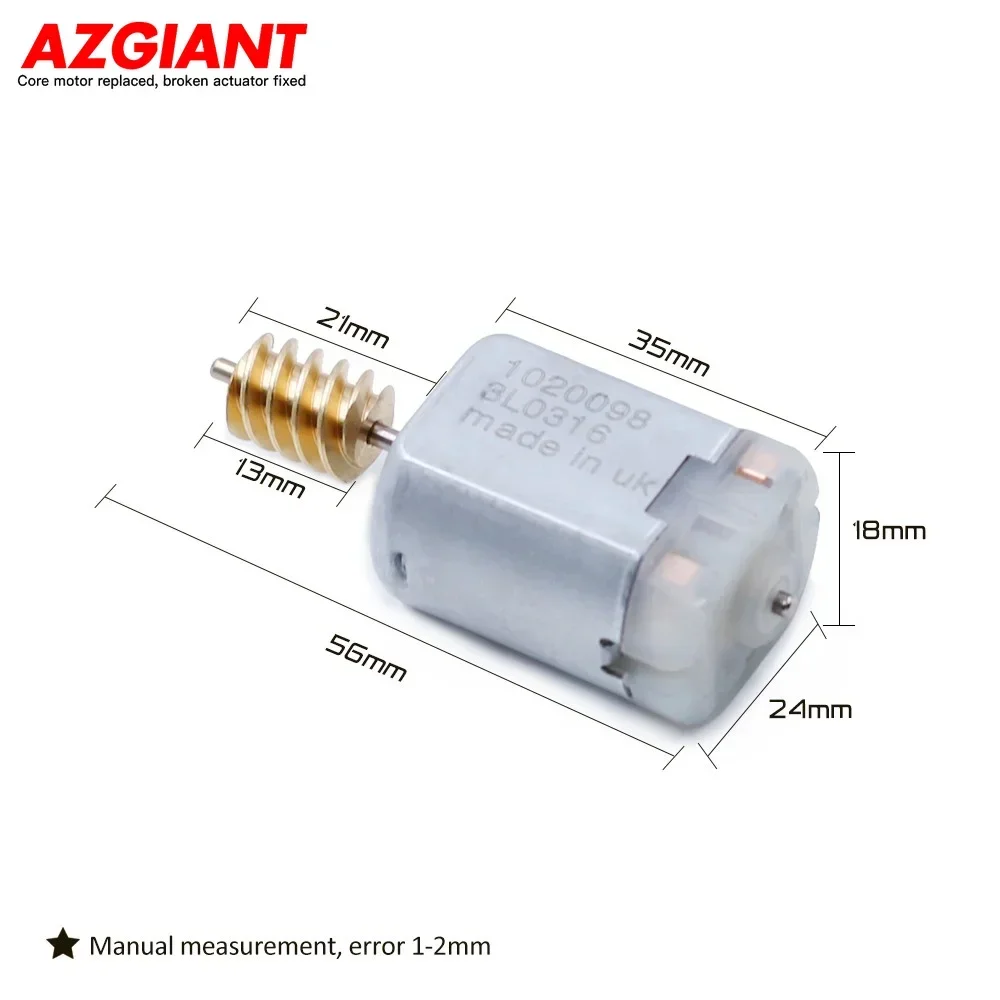 AZGIANT Car Door Lock Central Control Block Locker Carbon Brush Engine Motor Cover Actuator For Land Rover Mazda repair