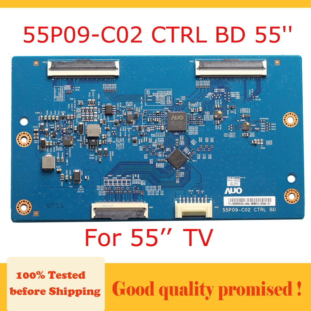 

55P09-C02 CTRL BD 55'' Logic Board Original T-Con Board 55P09C02 Suitable for 55" TV Origional Product 55p09-c02 Ctrl BD 55''