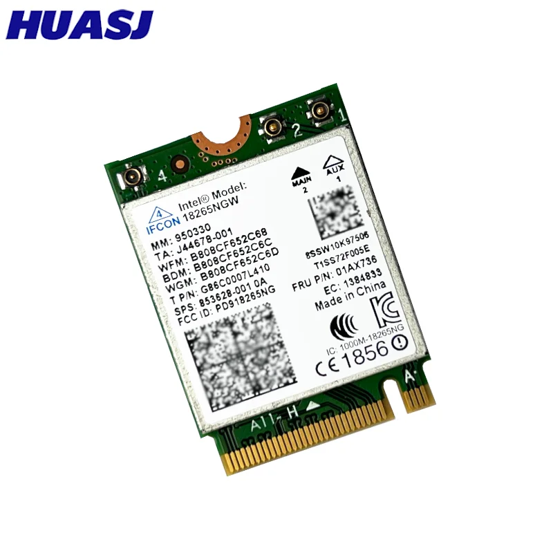 Tri-Band Wireless-AC 2.4G/5G BT 4.2 18265NGW BT 4.2 WIFI Module 867Mbps WIFI Card For ThinkPad T470 T570 T470S