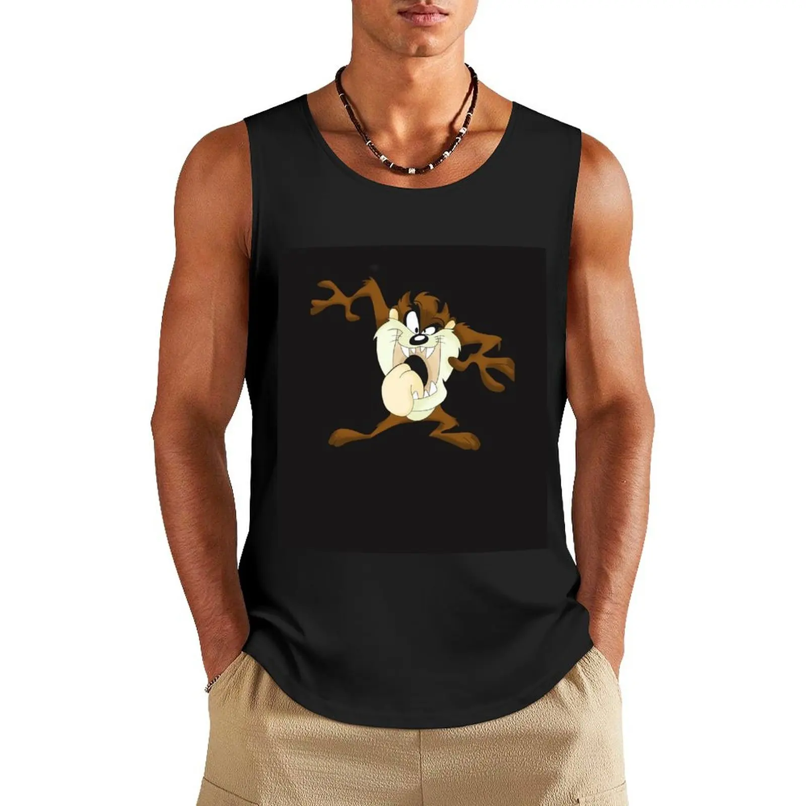 

Tasmanian devil Tank Top Short sleeve Men's clothing sports suits t-shirt for man