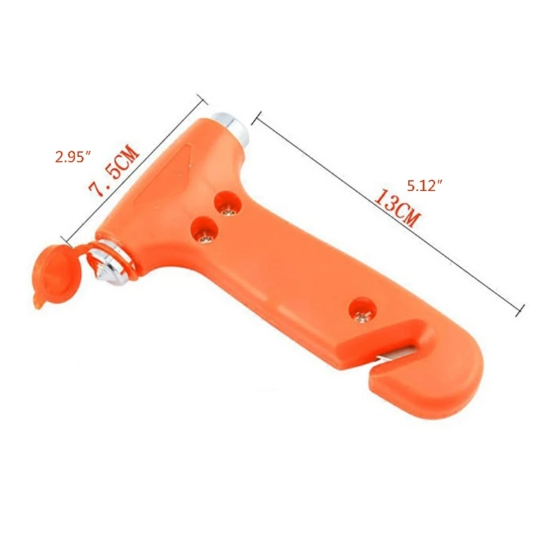 Car Self-Help Escape Hammer Built-in Cutter Portable Safety Hammer Emergency Window Breaker Knocking Glass Artifact