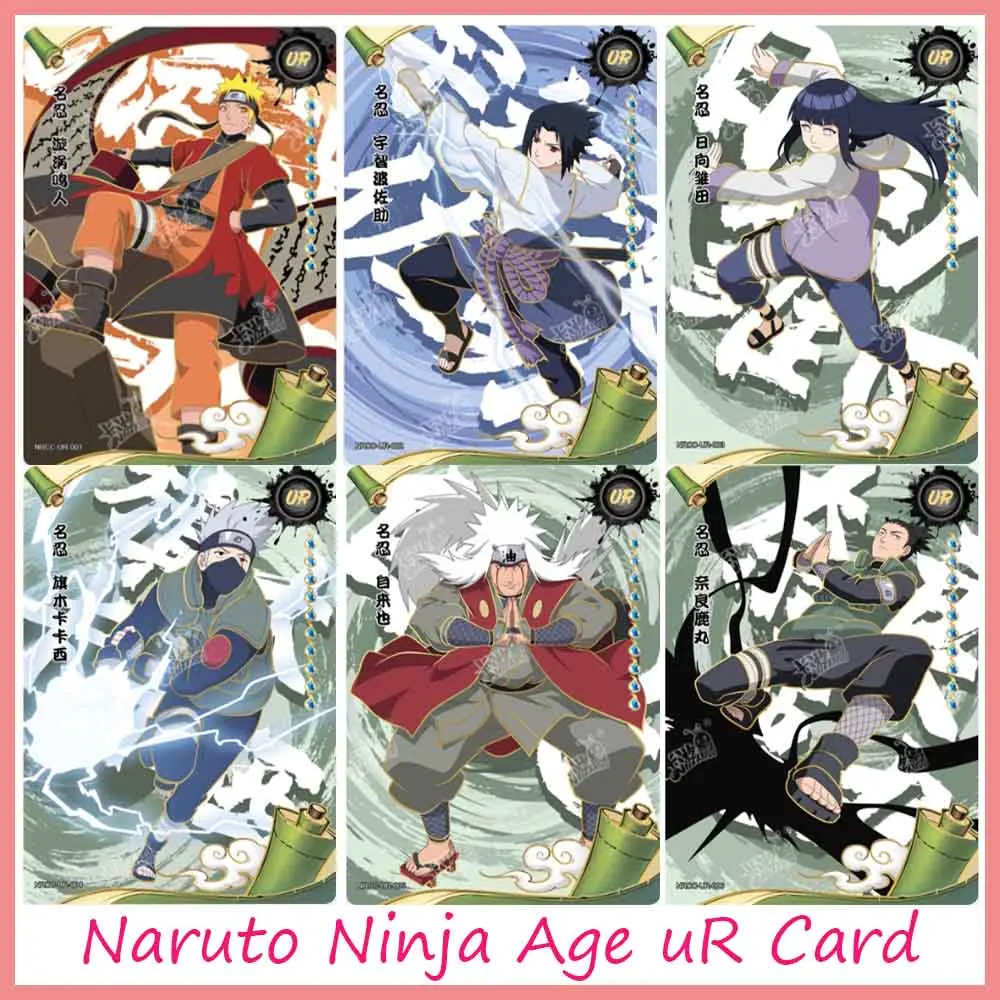 

KAYOU Naruto Card Ninja Era UR Cards Inheritance Collection Cards Edition Exclusive Jirobo Tayuya Sakon Itachi Collection Card