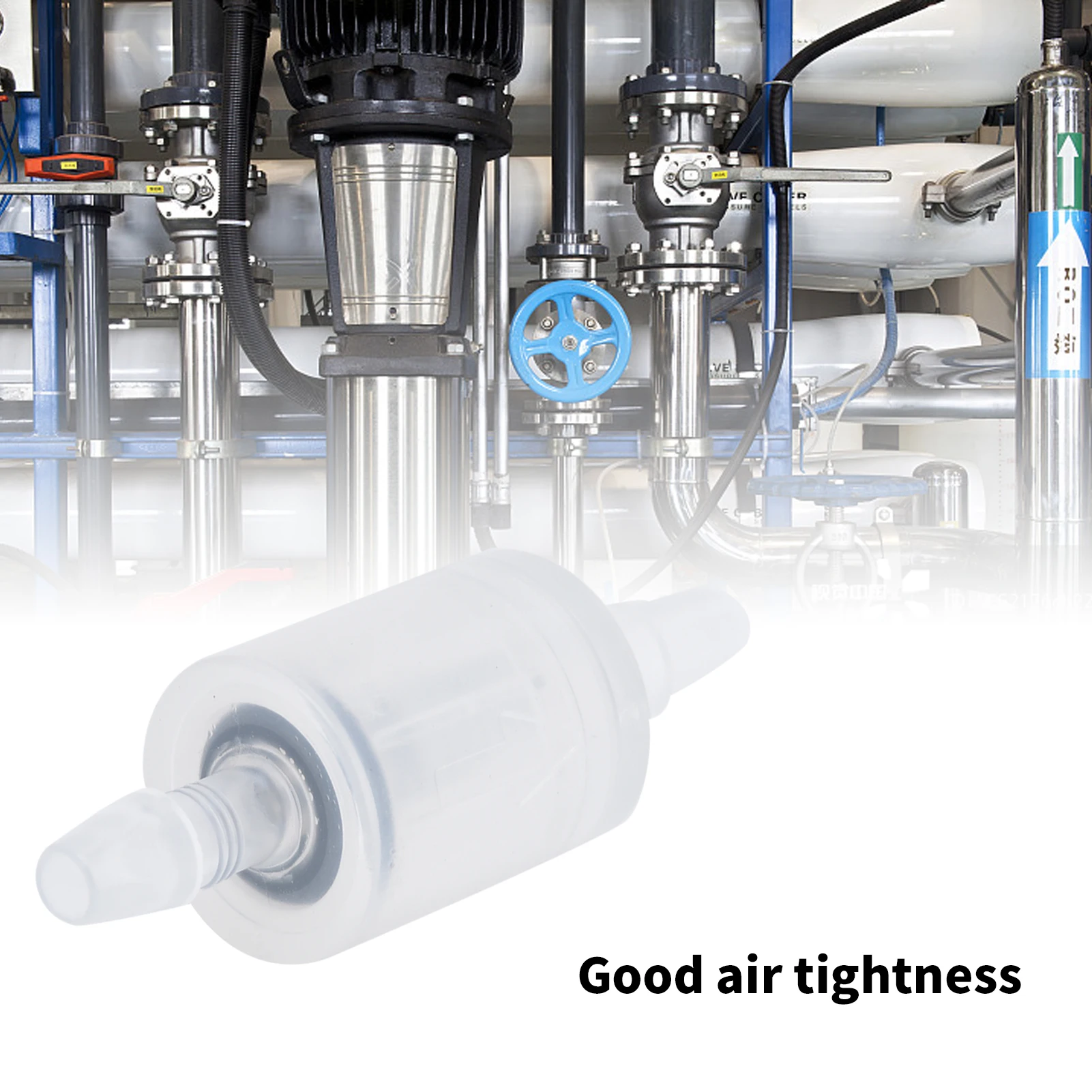 Air Pump Accessories Check Valve PP NonSlip NonToxic Good Air Tightness Easy Install Air Pump Accessories One‑Way Check Valve