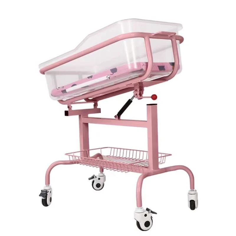 عربة أطفال طبية قابلة للتعديل، مركز أمومة لحديثي الولادة، طاولة تغيير حفاضات الأطفال المتنقلة، استخدام المستشفى، نمط التصميم #6