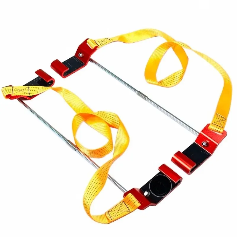 Heavy Duty Nylon Lifting Sling Set, Portable Load Lifting Belt with Metal Frame Buckle, Anti-scratch Protective Lifting