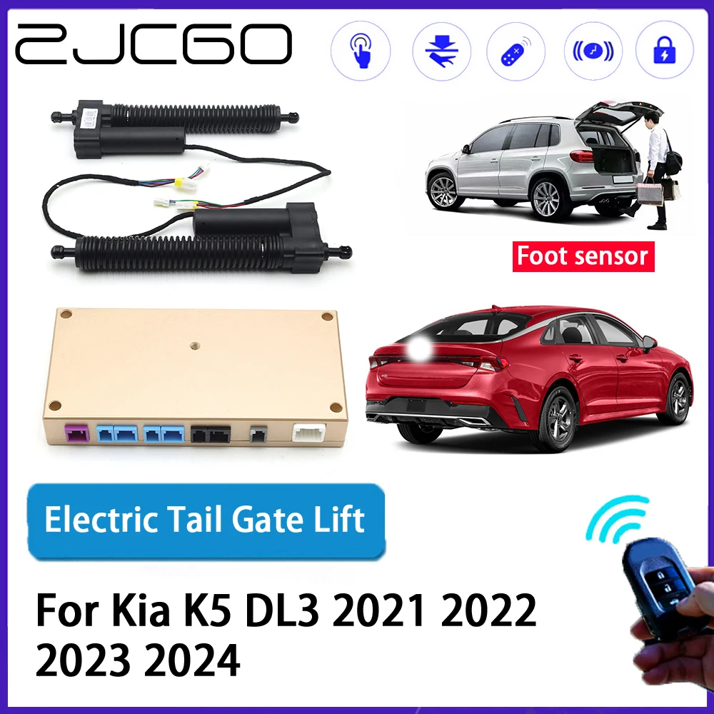 

ZJCGO Car Auto Trunk intelligent Electric Tail Gate Lift Automatic Tailgate Opener for Kia K5 DL3 2021 2022 2023 2024