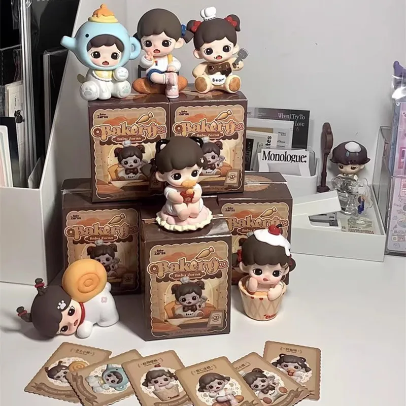 

Tntspace Baby Zoraa Meibao Baking Shop Mini Series Blind Box Glue Anime Figure Trendy Toys Models Ornament Toys Mysterious Gift