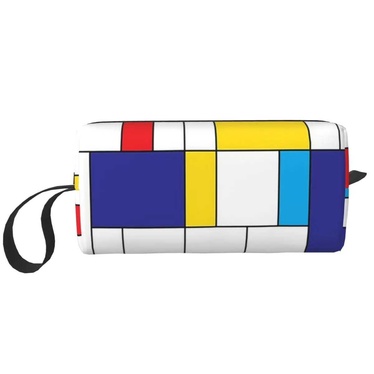 Mondrian Color Blocks Federmäppchen für Jungen und Mädchen, Schule, Stiftbox, Bleistiftbeutel, Schreibwaren, Reise-Organizer für Damen