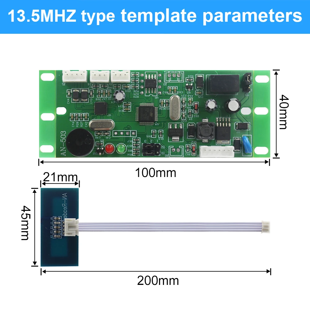 Imagem -05 - Cartão Rfid Embedded Building Intercom Module Decoder Card Reader mf Board For Access Control System 125khz Tk4100 13.56mhz