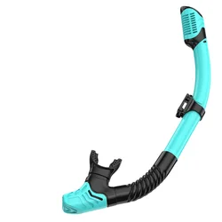 Full Dry Snorkel Tube Easy Breath Diving Splash Guard Top Valve Swimming Underwater Equipment For Adults Kids Men Women Youth