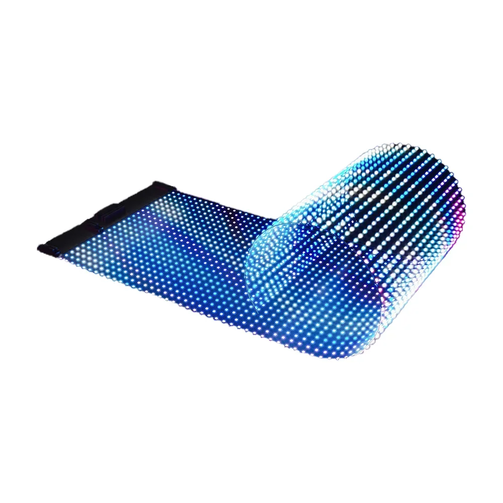 2026 Crystal Film Screen Flexible Transparent LED Screen Advertising Panel Indoor/Outdoor Crystal Display For Shopping Mall