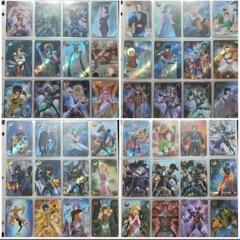 141pcs/set Saint Seiya Popular Anime Surrounding DIY Characters Gold Saint Seiya Shiryu Card Boy Toy Gift