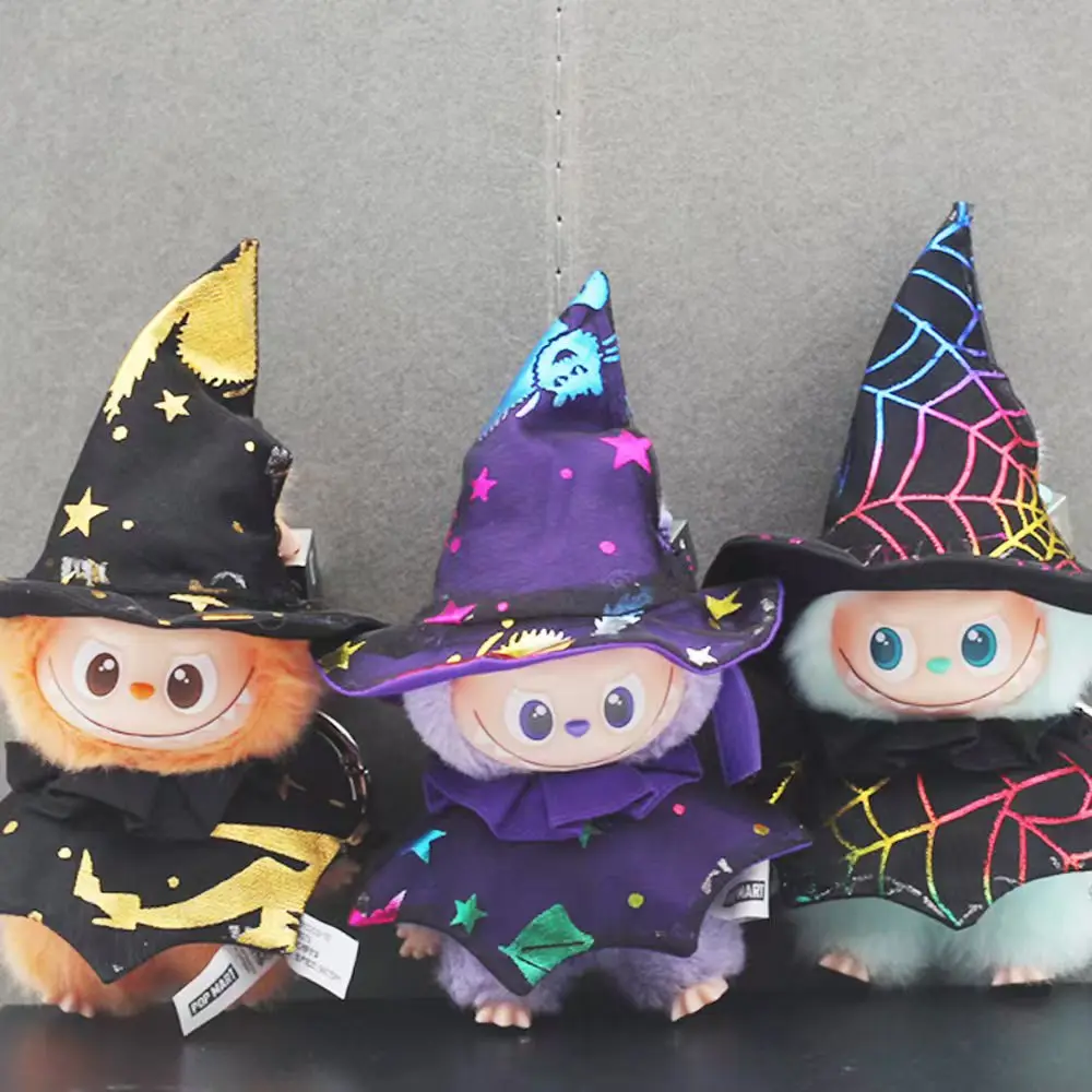 

Doll Clothes For 10cm Labubu 4.0 Halloween Magician Carnival Party Christmas Outfit Set