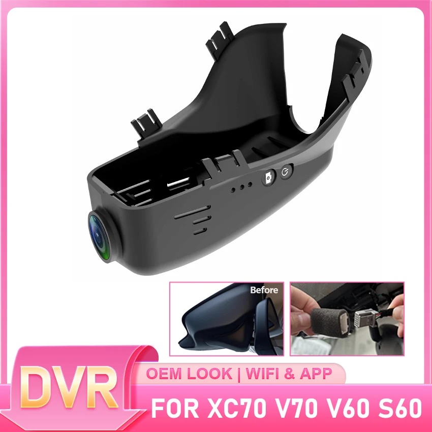 

Dash Cam For Volvo XC70 V70 V60 S60 2011~2017 Car DVR Dashcam Camera Video Recorder,Car Accessories Wifi Special Rain Sensor Wir