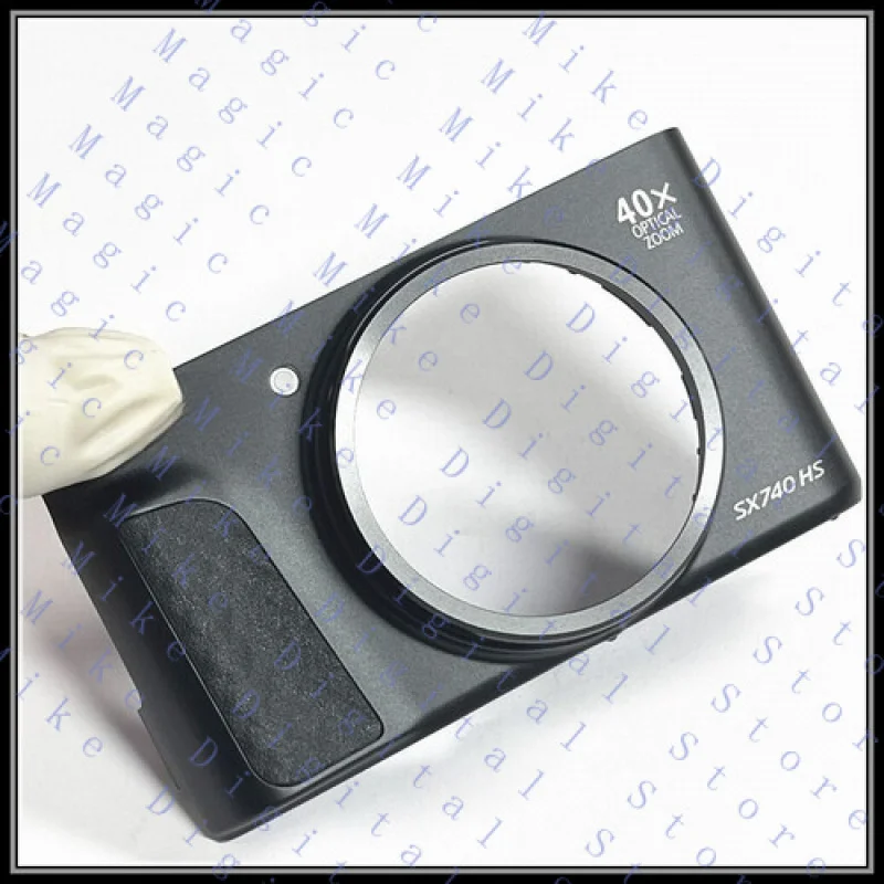 UU جديد الأصلي إصلاح أجزاء سوداء الغطاء الأمامي قبضة وحدة لكانون SX740 HS