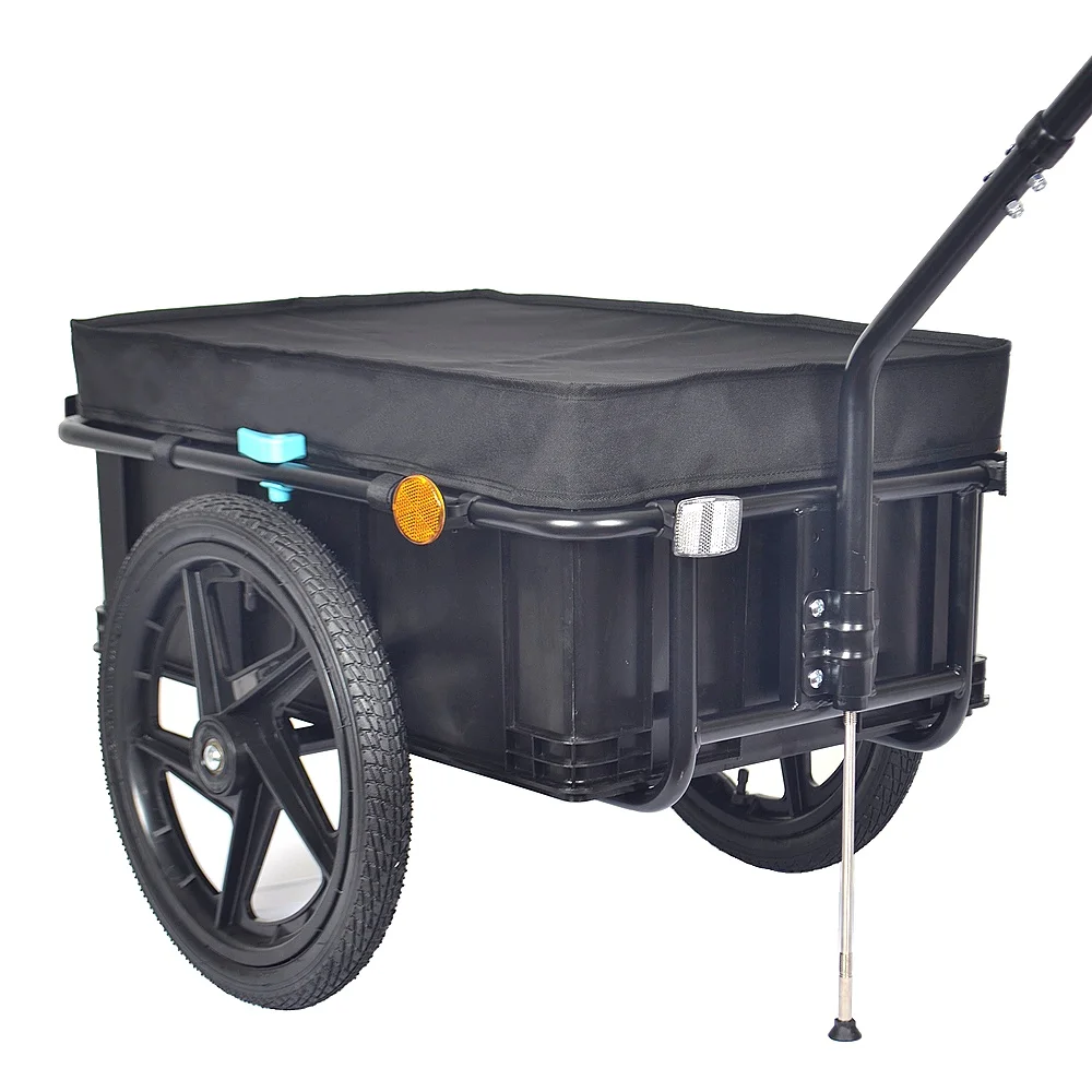

Two-Wheel Cargo Bike Trailer Bicycle Cargo Wagon Trailer