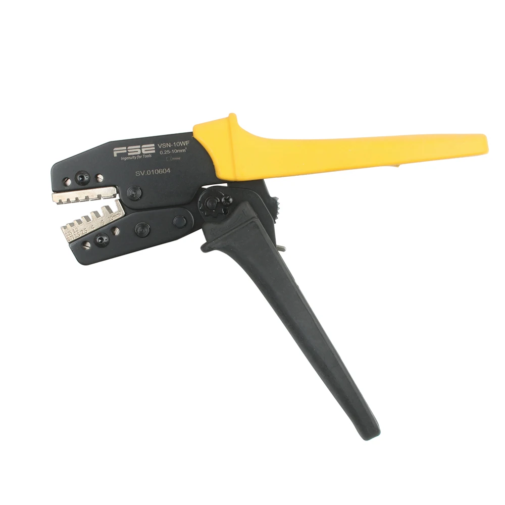 Обжимные клещи VSN-10WF 0,25-10 мм2 23-7AWG для изолированных неизолированных наконечников, трубчатых клемм, высокоточные брендовые инструменты