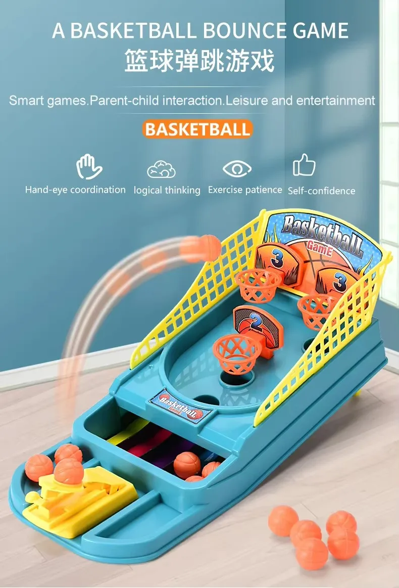 

Indoor Mini Sport Toy Finger Shooting Basketball Board Game for Sale