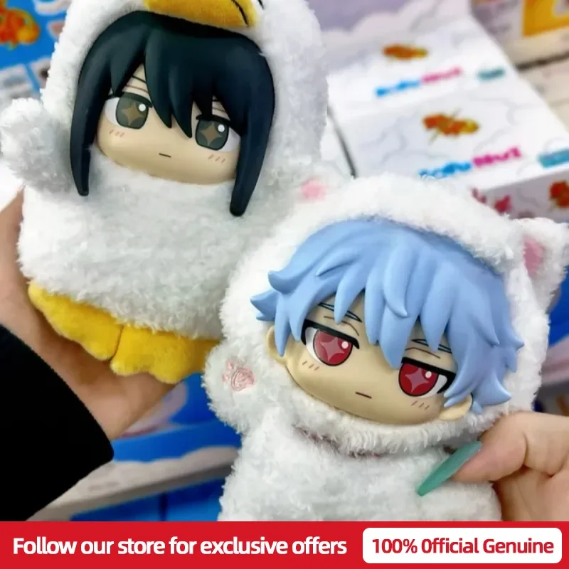 

Official Bandai SofuNui Gintama Plush Doll Blind Box Cute Anime Figure Pendant Collectible Toy Mystery Surprise Gift