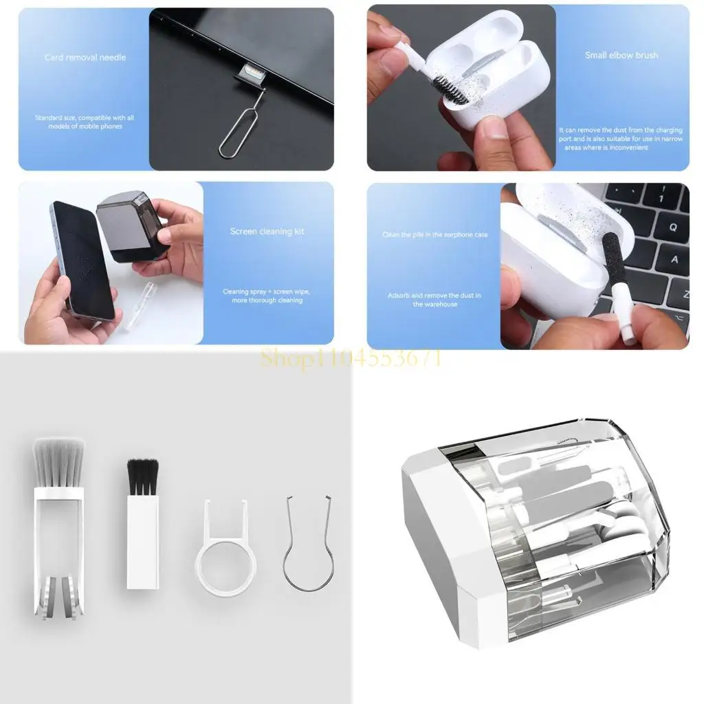 Best Seller Universal 17 In 1 Plastic Cleaning For Various Digital Devices Cleaner
