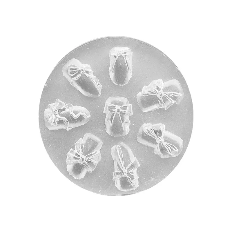 Nail Art Mold A1-Easy to Use Love Flower Silicone Nail Polish Glue Removal Three-dimensional Bow Turning Carving