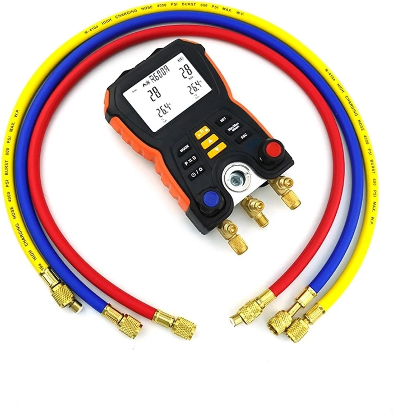 

Digital Refrigeration Manifold Gauge Meter Hvac Pressure and Temperature Tester for air Conditioner Manometros De Refrigeration