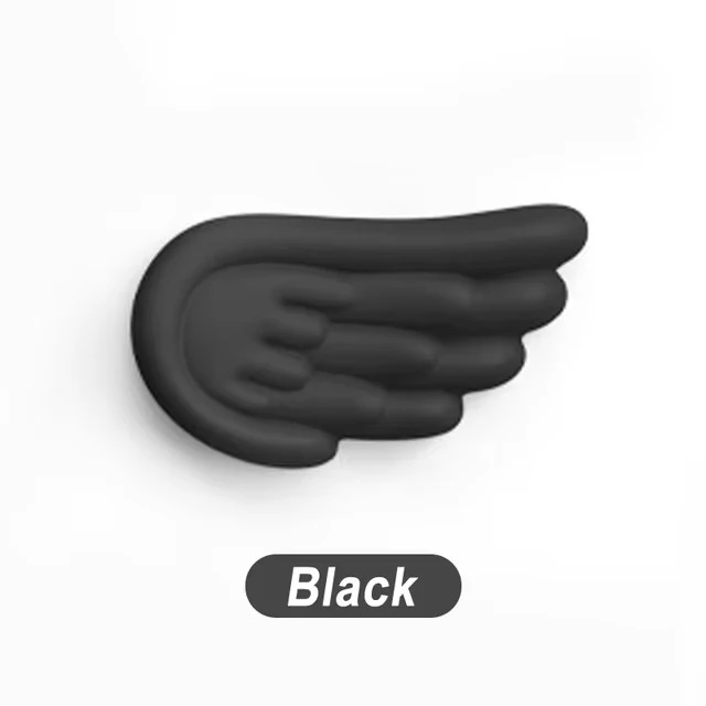 Engelsflügel geformt Tastatur Maus Handgelenkauflage Flügel Memory Foam Anti-Rutsch-Silikon ergonomischer Handgelenkschutz Tischmatte Mauspad-Set