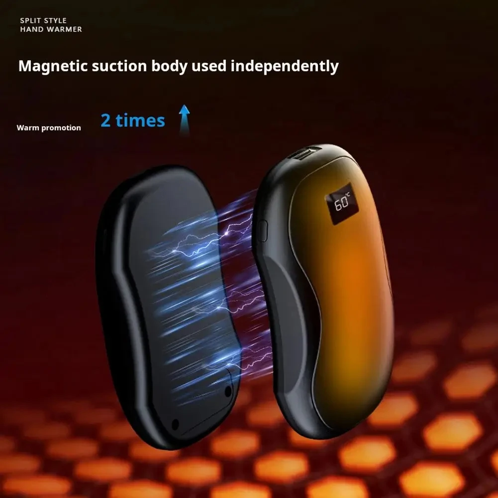 Xiaomi Magnetic Two-in-One Hand Warmer 50000 mAh Rechargeable USB Rechargeable Long-life Hand Warmer Winter Warming Supplies