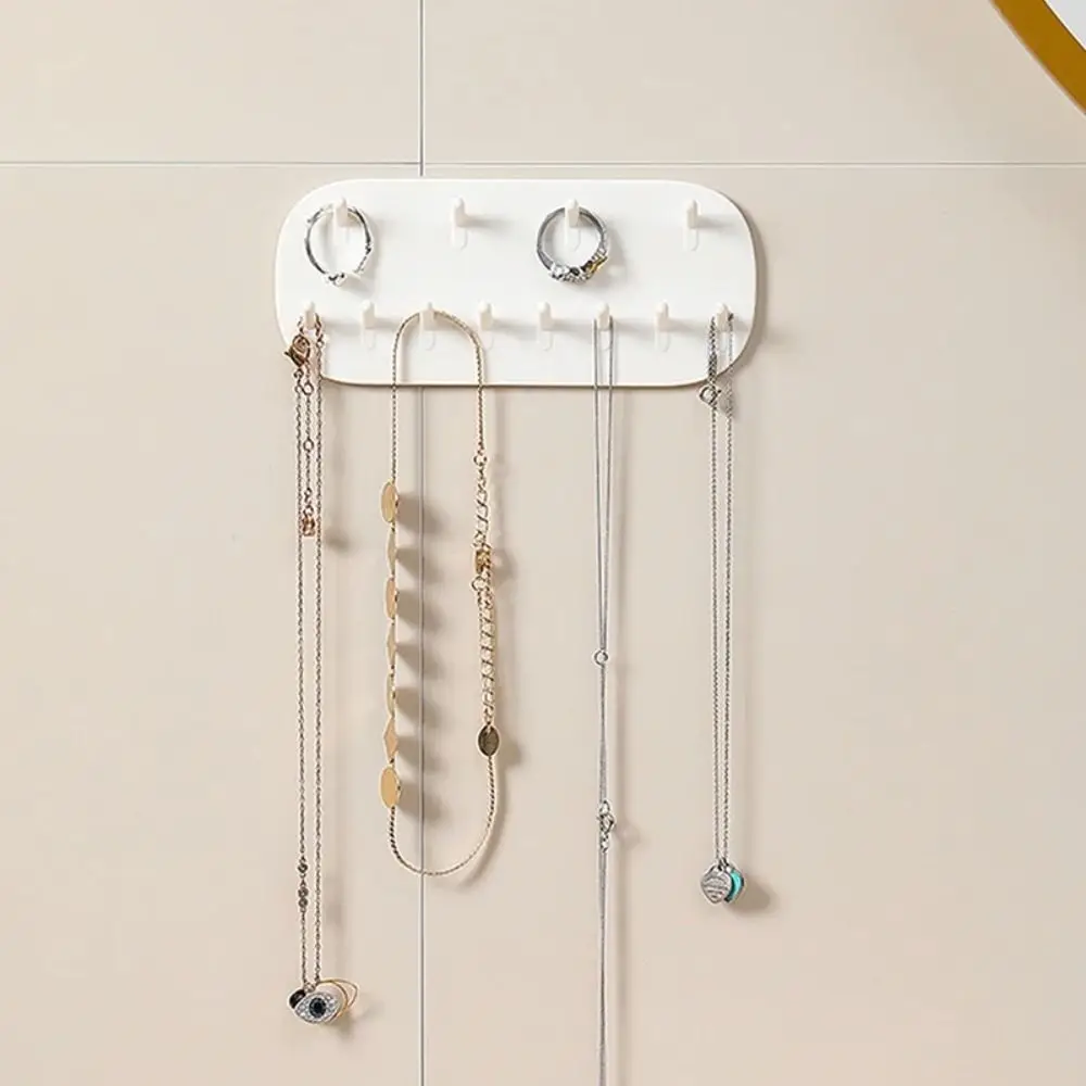 

Стеллаж для хранения ювелирных изделий из полипропилена, настенная стойка для демонстрации сережек без перфорации, многофункциональная регулируемая стойка для хранения часов с брелоком