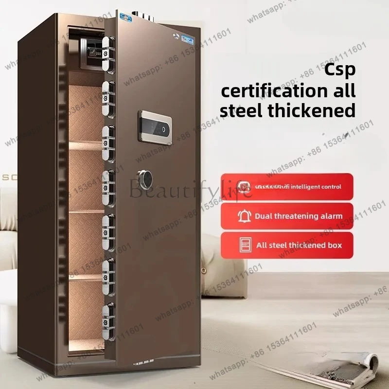 safe household all-steel anti-theft advanced fingerprint password smart safe deposit box