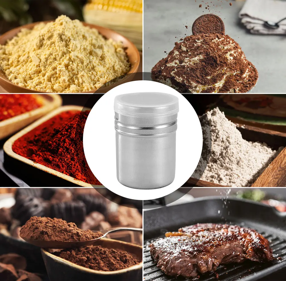 Stainless Steel Chocolate Shaker Coffee Powder Spreader Chocolate Shaker Cocoa Flour Icing Sugar Powder Kitchen Cake Tools