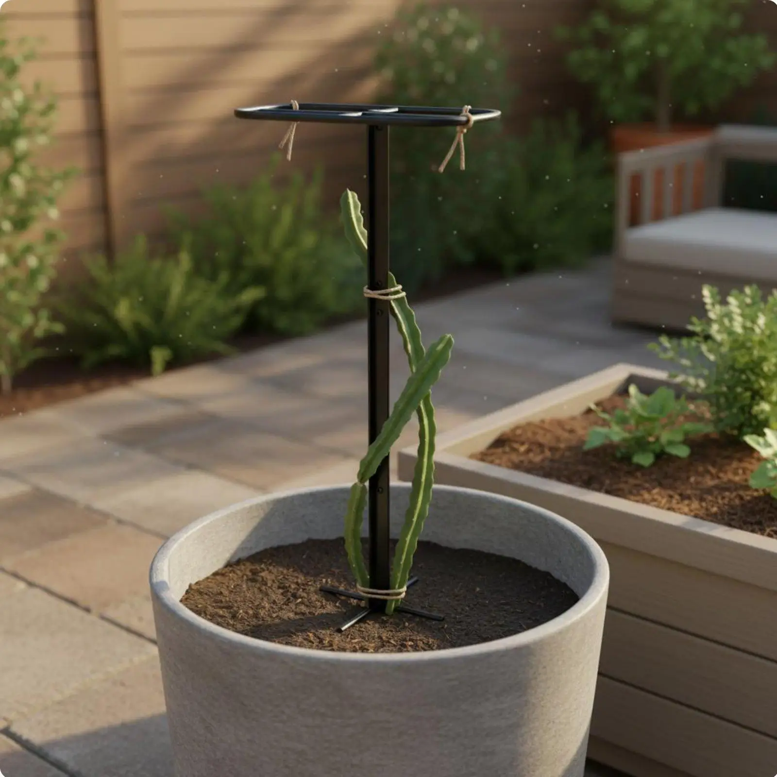 Adjustable Climbing Frame Metal Plant Support Trellis Modular Stand for Vertical Climbing Plants Garden