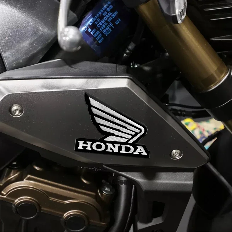 

1 пара модифицированных наклеек для мотоцикла, алюминиевая наклейка, наклейки для мотоцикла для Honda CBR1000 CBR600RR CBR650R CB1000R CB1100