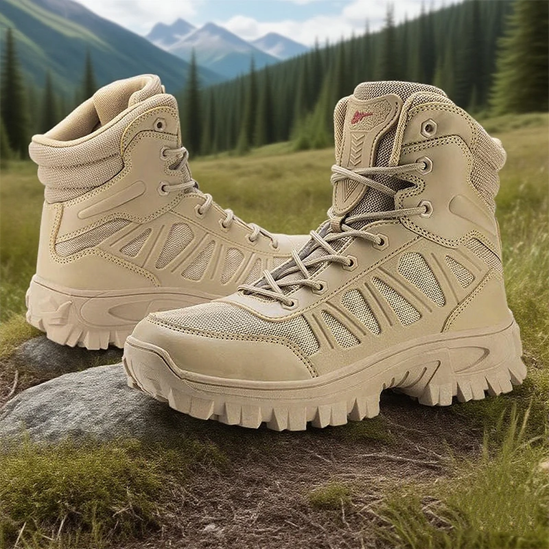 

Мужские альпинистские ботинки, уличные дышащие удобные кроссовки, противоскользящая износостойкая походная обувь, высококачественная повседневная обувь